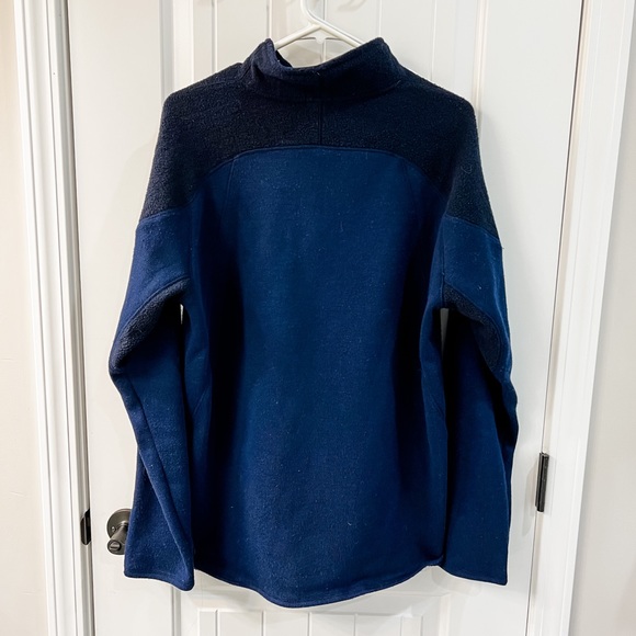Royal Robbins Blue and Black 1/4 Zip Long Sleeve Pullover Size Large - Picture 3 of 11